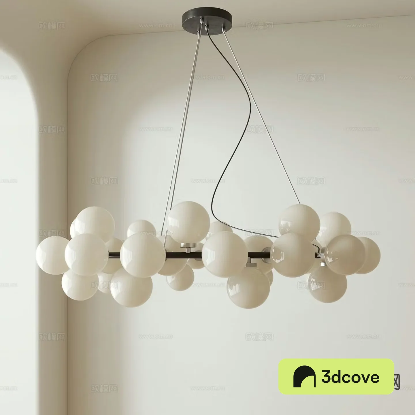 Nordic spherical chandelier