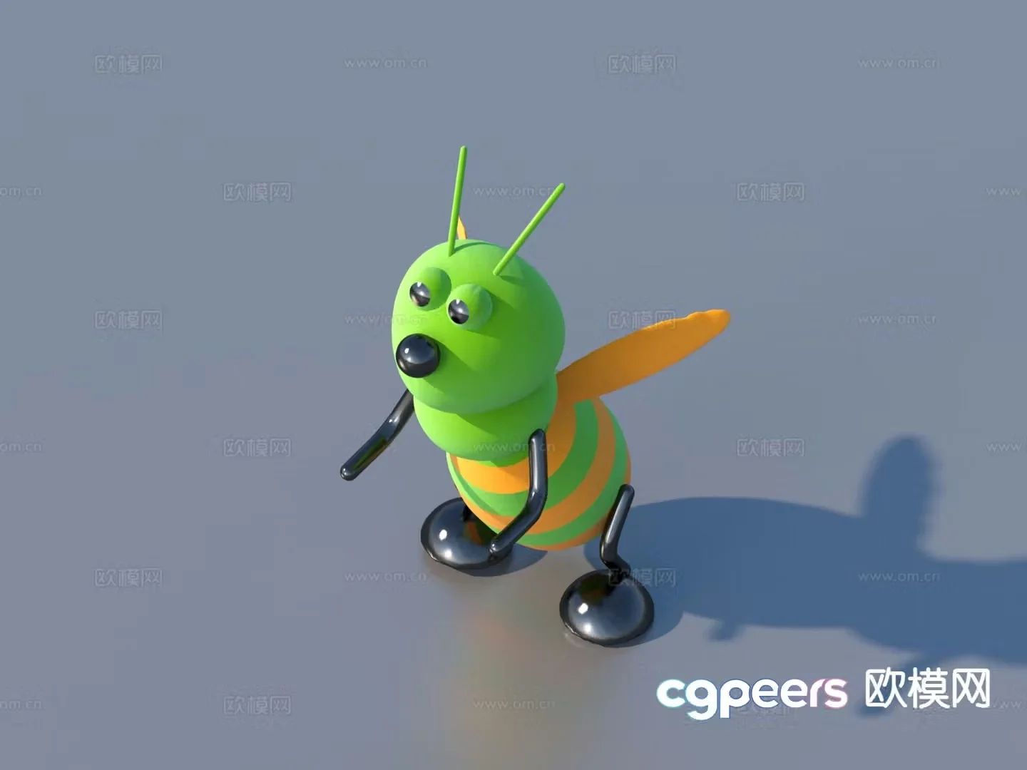 Cartoon toys animal doll 3d model