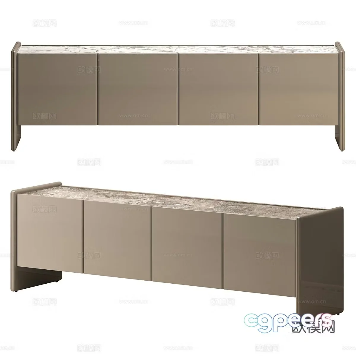 Light luxury TV cabinet marble TV cabinet stone TV cabinet wood TV cabinet wooden TV cabinet 3D model