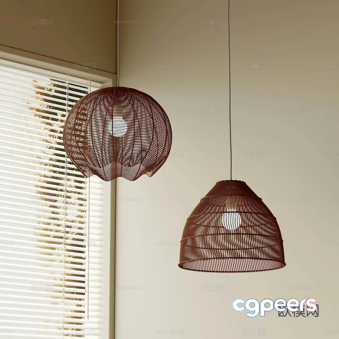 17 Wasabi Chandelier Small Chandelier 3D Model