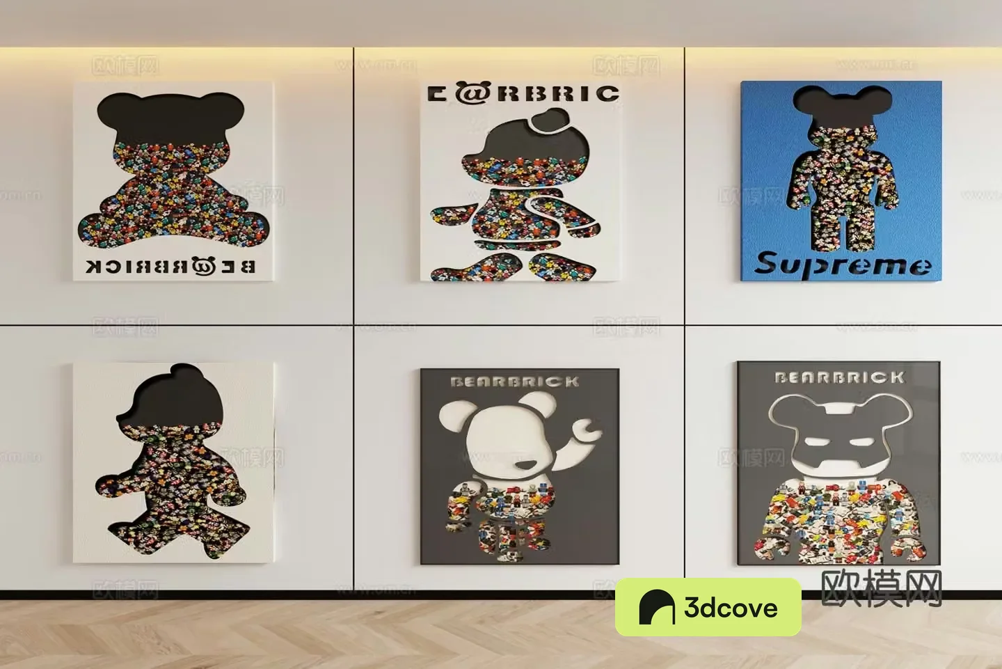 Modern decorative painting art hanging photo wall