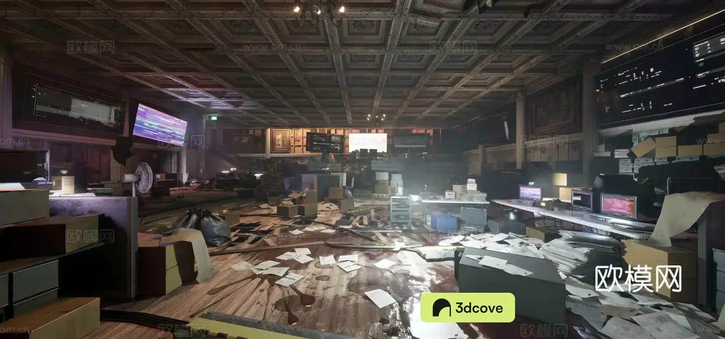 Shabby office