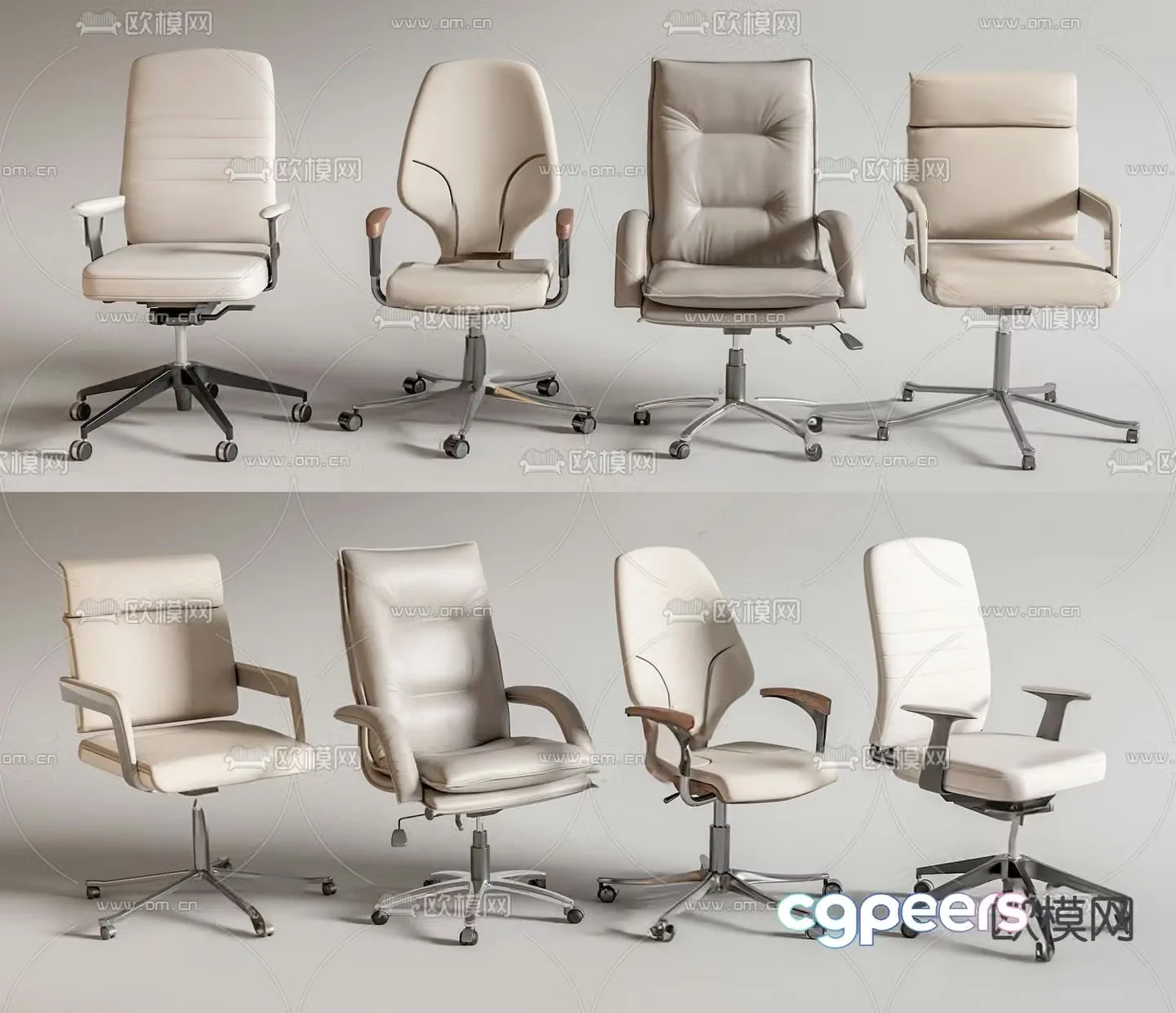 Modern office chair 3d model