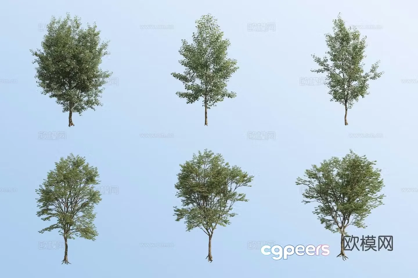 landscape tree trees arbor 3d model