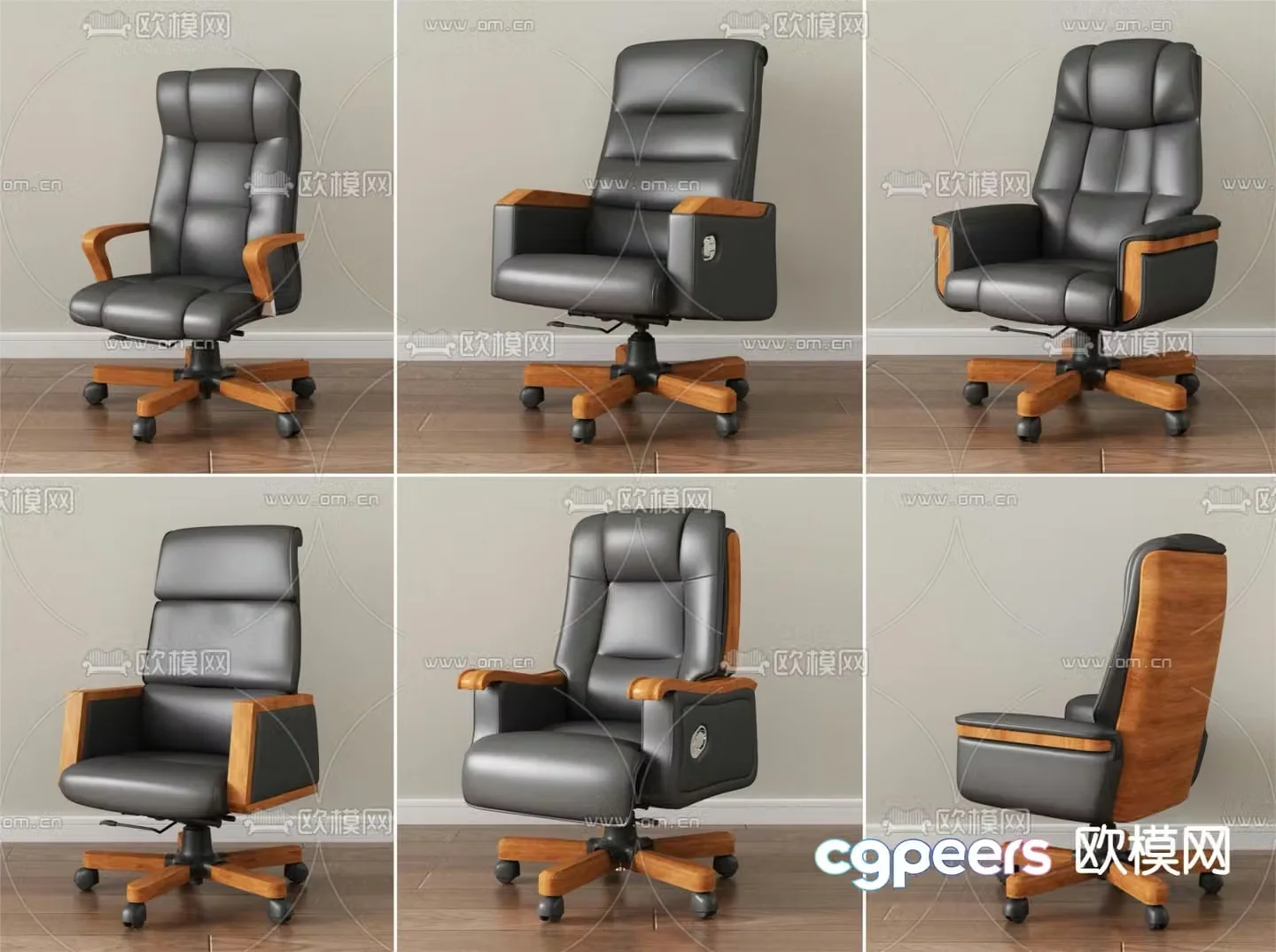 Executive office chair executive chair 3d model