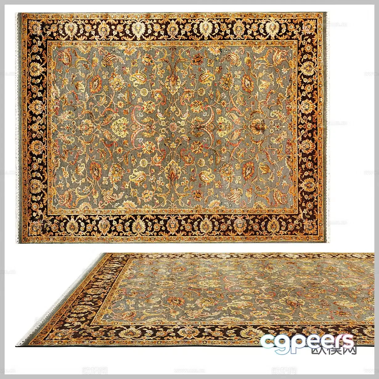 American carpet European carpet Classical carpet B&B carpet Southeast Asian carpet Retro carpet 3d model