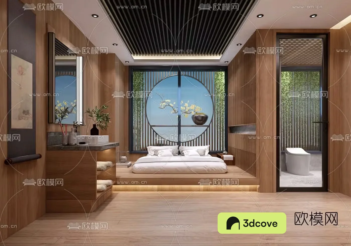 Japanese style hotel room