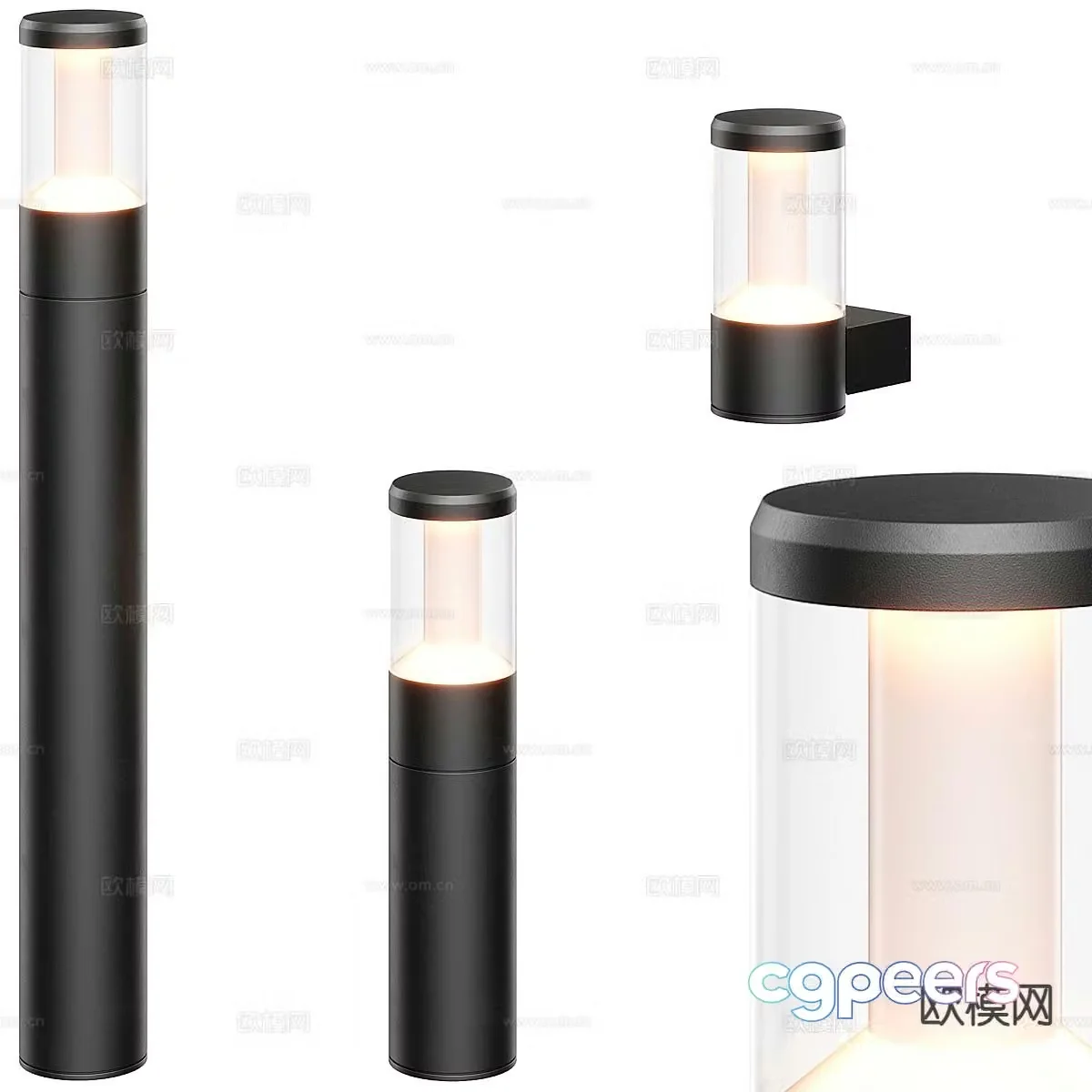 outdoor lamp street lamp 3d model