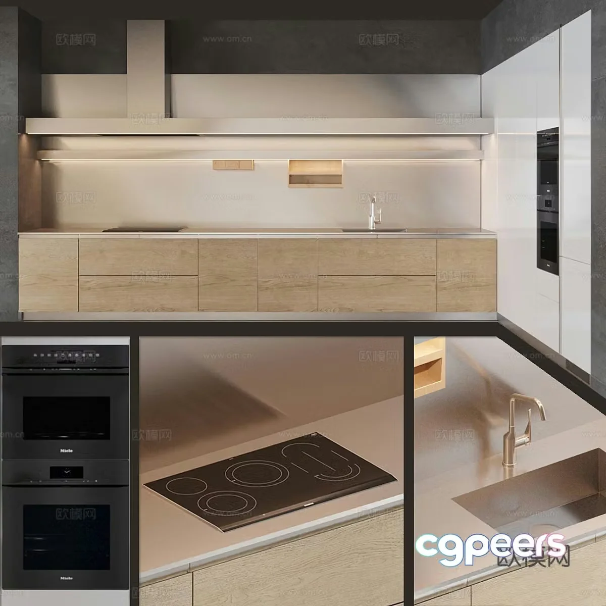 Modern cabinet 3d model