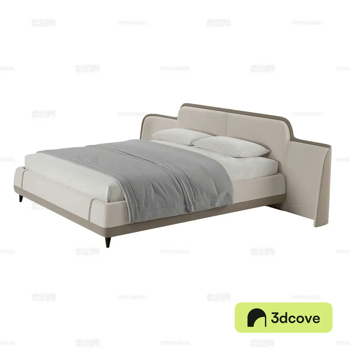 Modern double bed