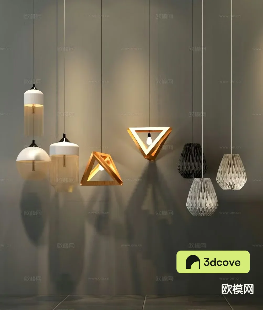 Modern bedside small chandelier