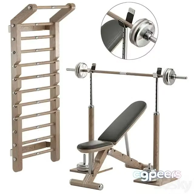 3ds Max Free – GYM set 01