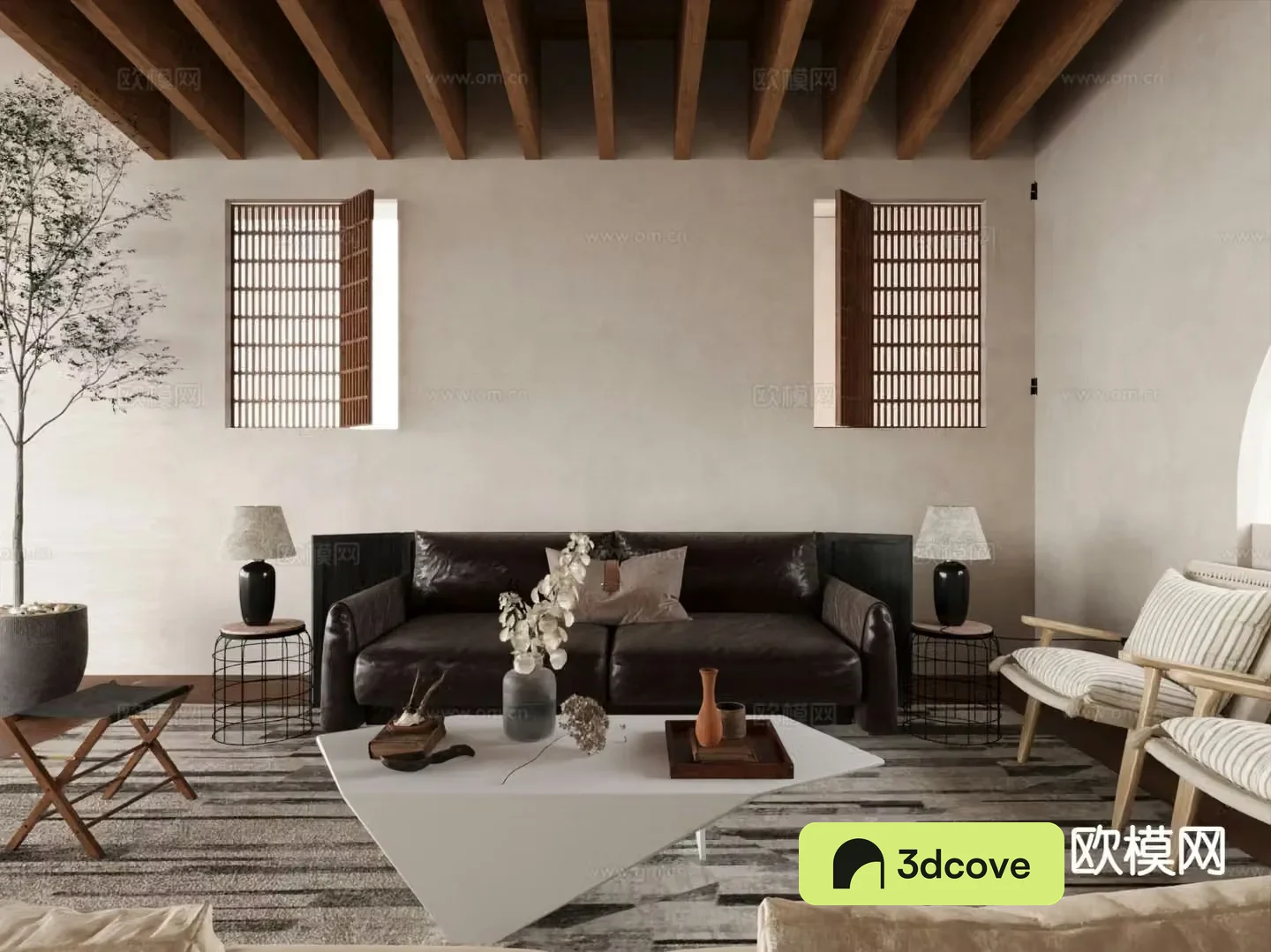 Wabi-sabi living room