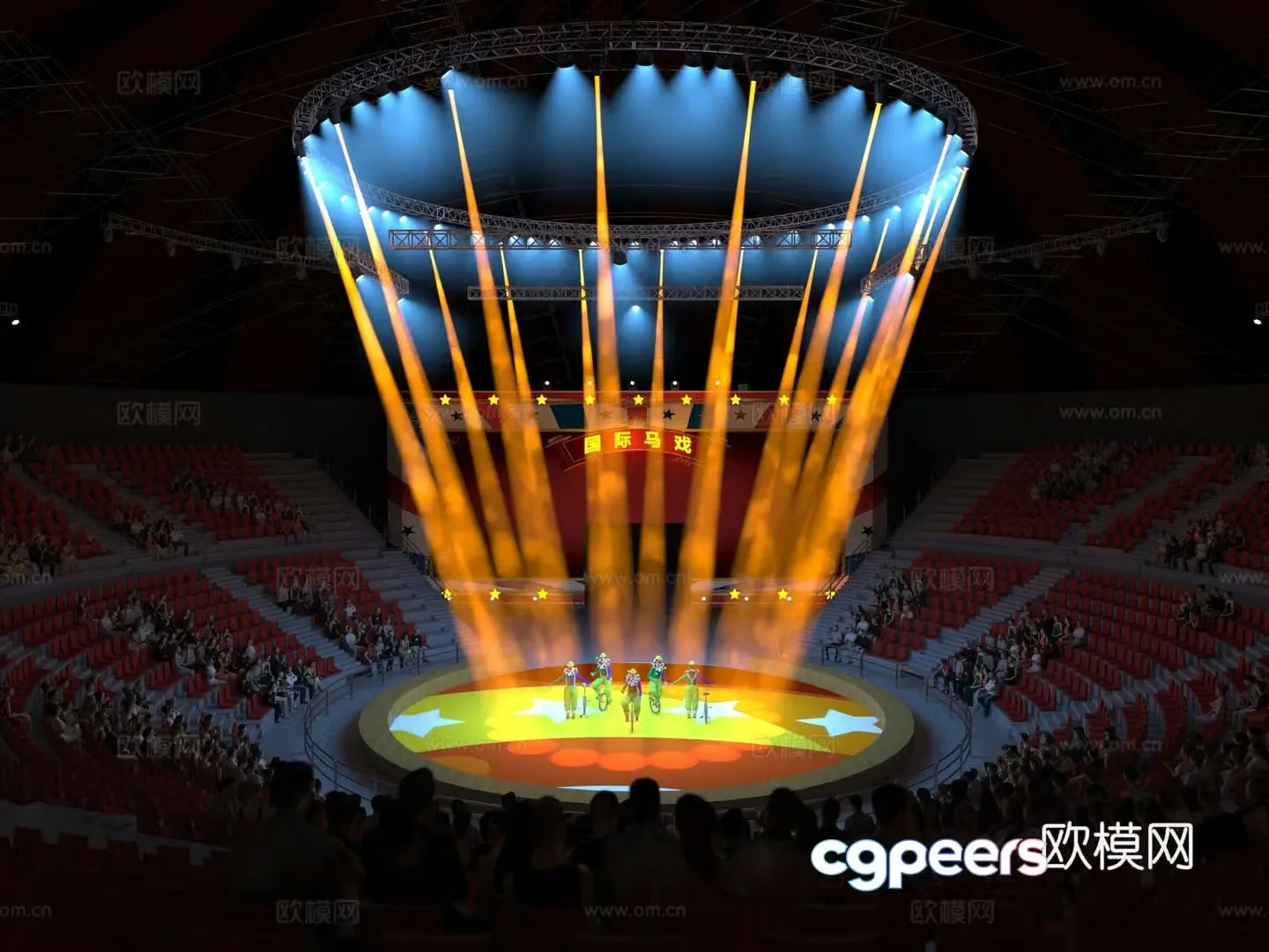 Circus Circus Circus Theater International Circus 3D model