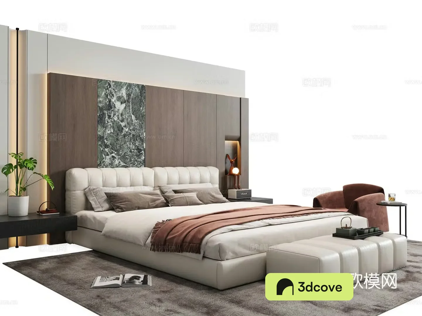 Italian double bed