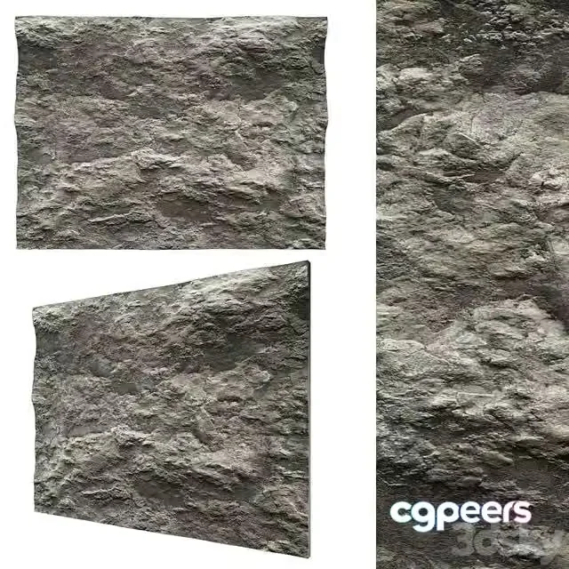 3ds Max Free – Stone wall No. 7