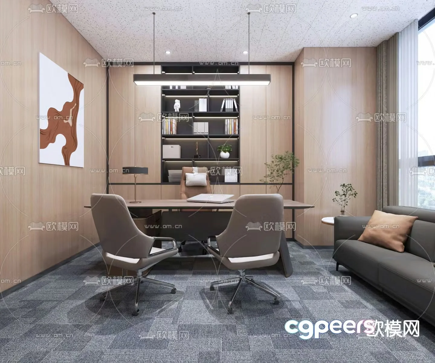 General Manager’s Office Chairman’s Office 3D Model