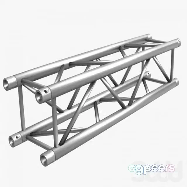 3ds Max Free – Square Truss Straight Segment 021