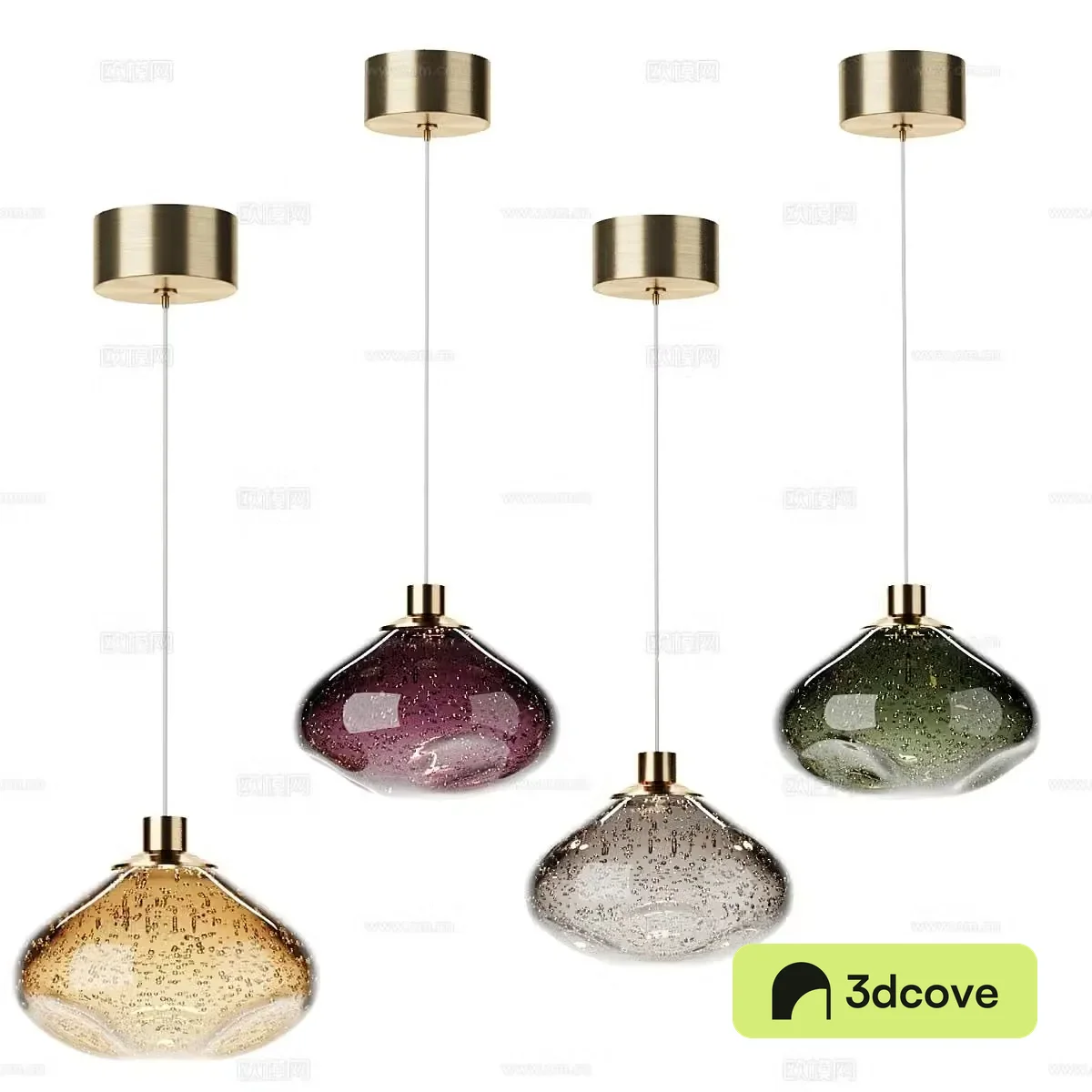 Light luxury small chandelier glass small chandelier
