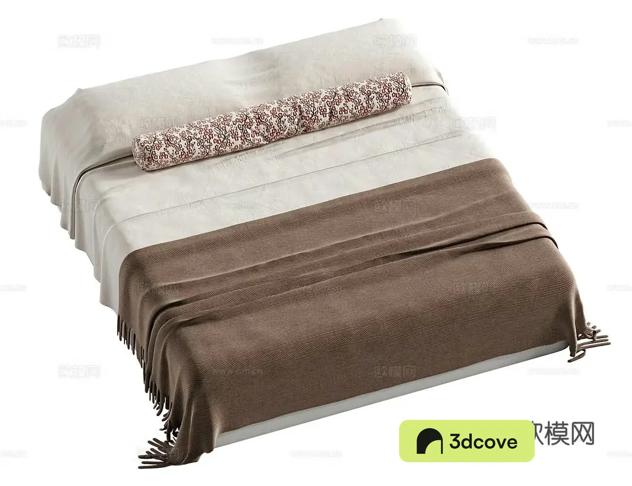 Retro light luxury double bed