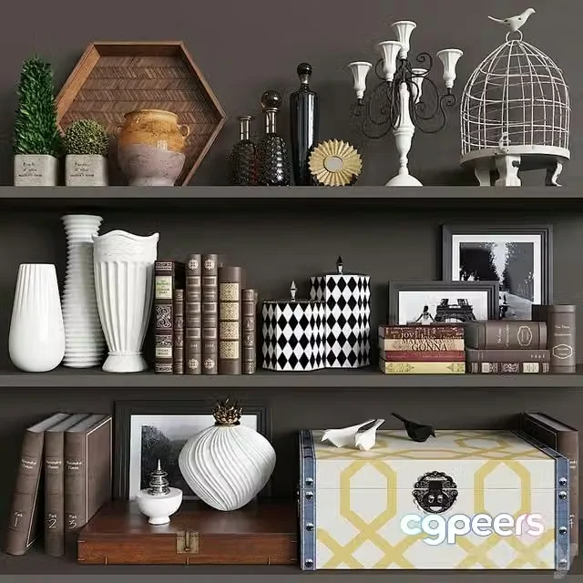 3ds Max Free – Decor set Sk 1