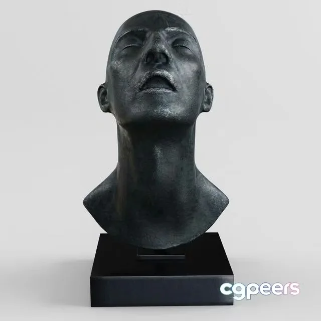 3ds Max Free – Lotta Blokker head sculpture