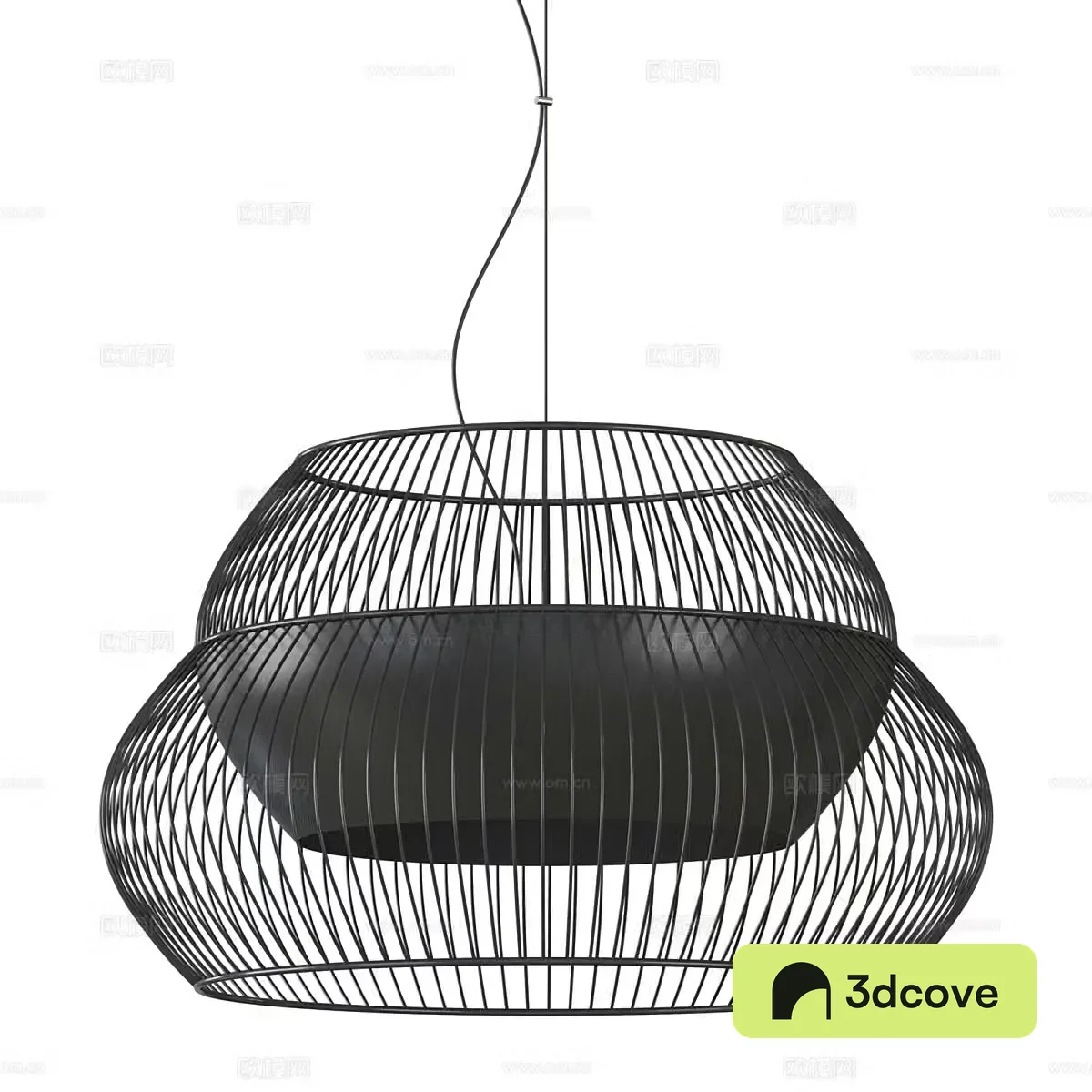 New Chinese Nordlux Atlas 3D model woven chandelier