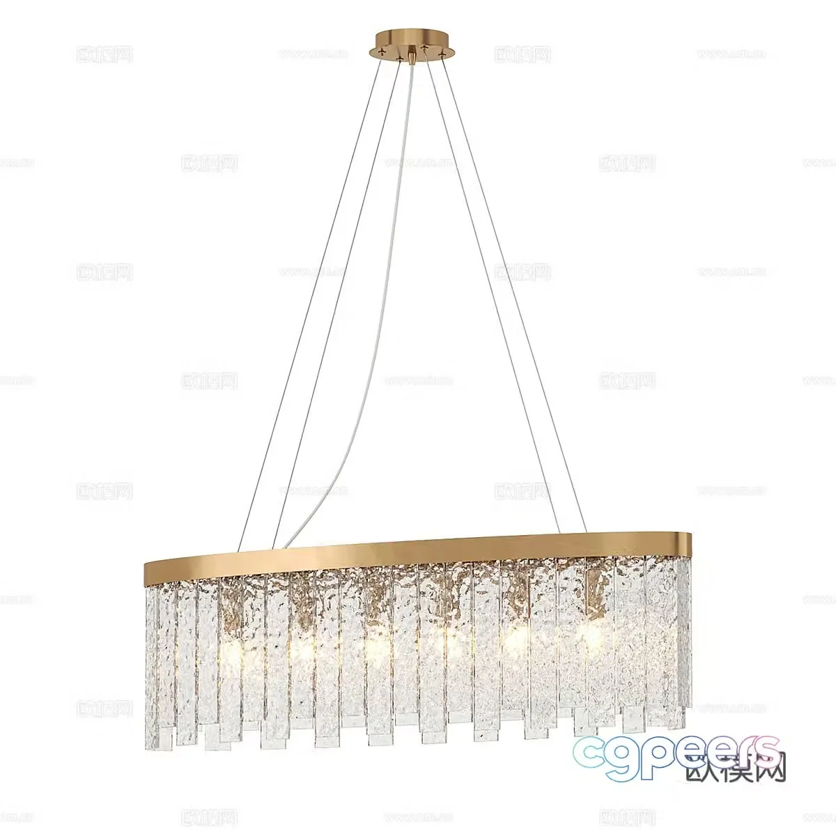 Modern simple chandeliers chandeliers simple chandeliers light luxury chandeliers living room chandeliers lamps 3D model