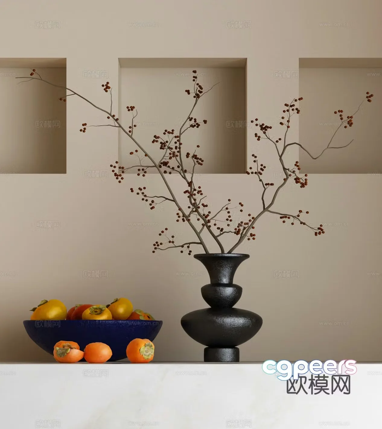 Modern vase Modern flower art Modern medieval flower art Modern medieval pottery 3d model