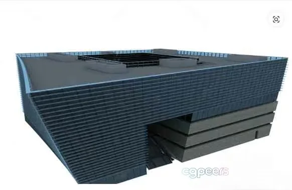 A 3D Building Model 3D Model – 8249 – VRAY Render