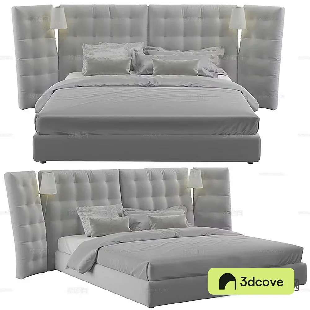 Modern double bed