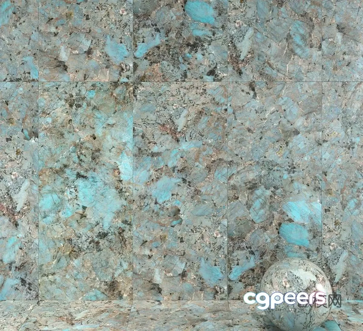 Marble wall marble luxury stone rock slab blue marble ceramic tile 3d model