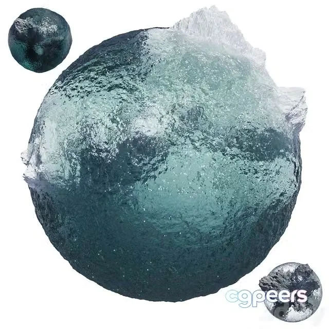 3ds Max Free – Procedural ocean water material. No textures