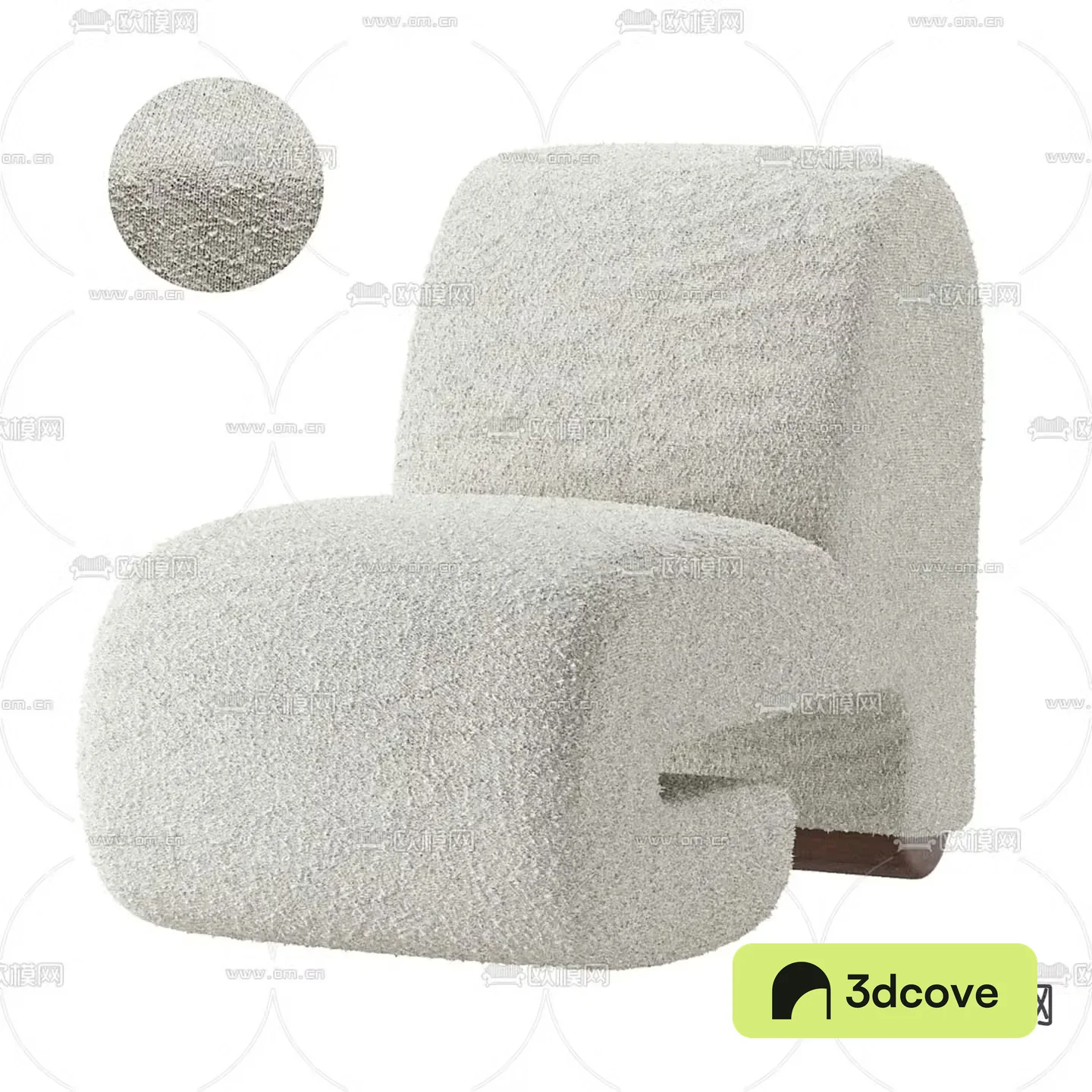 Fabric single sofa