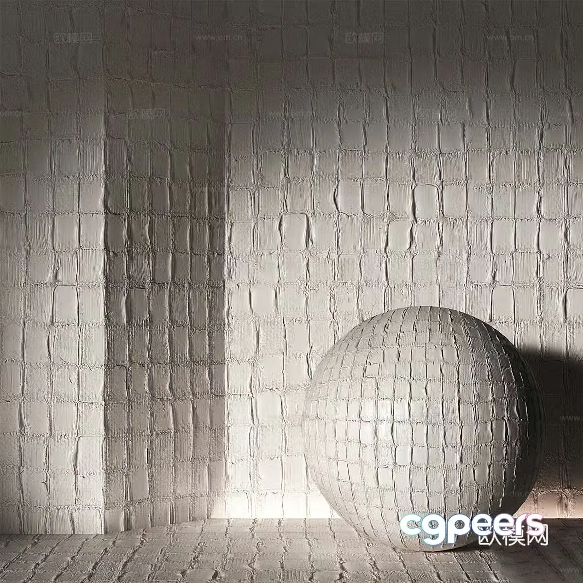 3d model of floor tiles