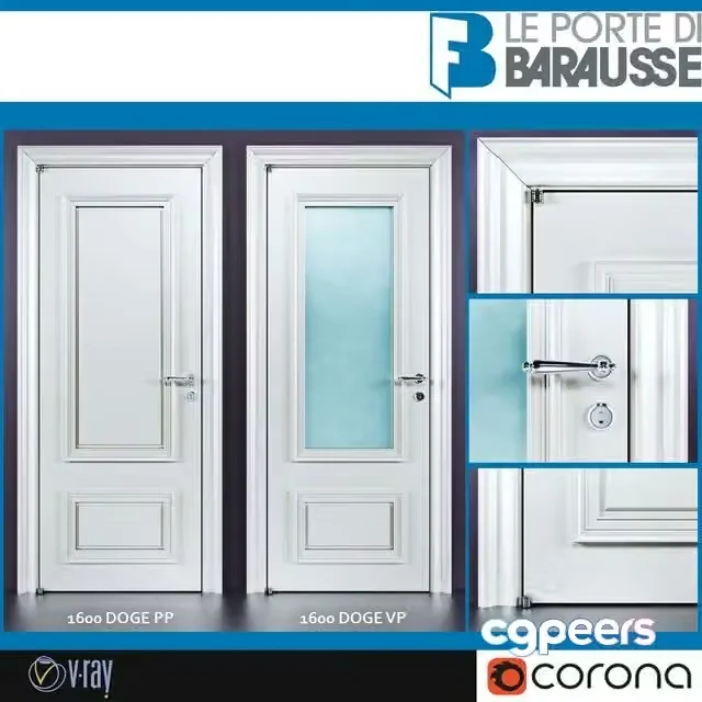 3ds Max Free – Barausse doors (DOGE)