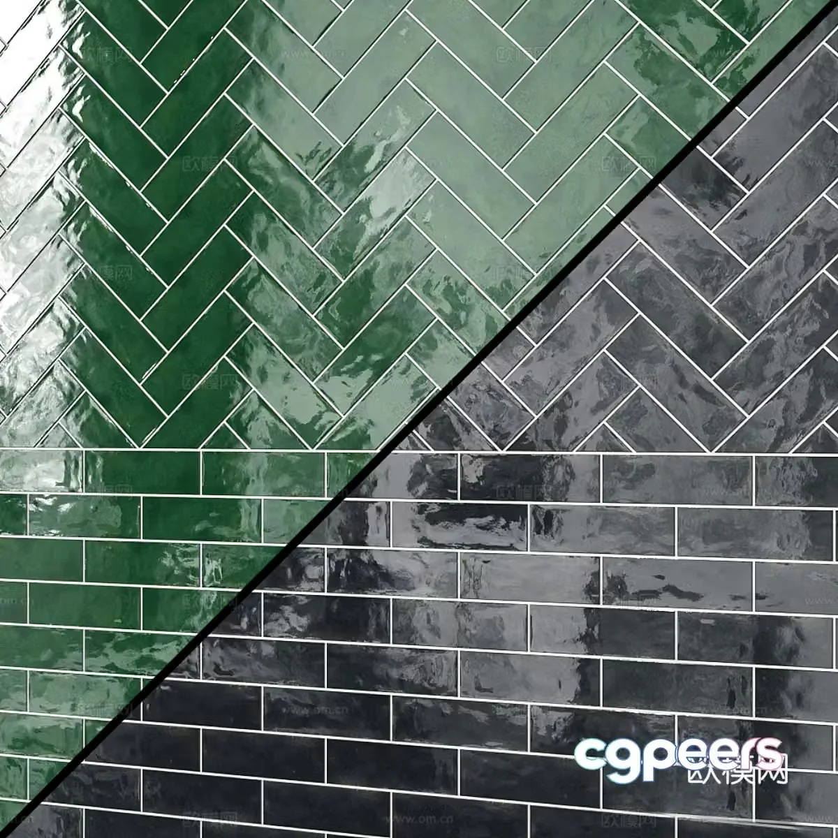 Modern ceramic tiles floor tiles wall tiles bathroom tiles kitchen and bathroom tiles glazed tiles I-shaped wall tiles people 3D model