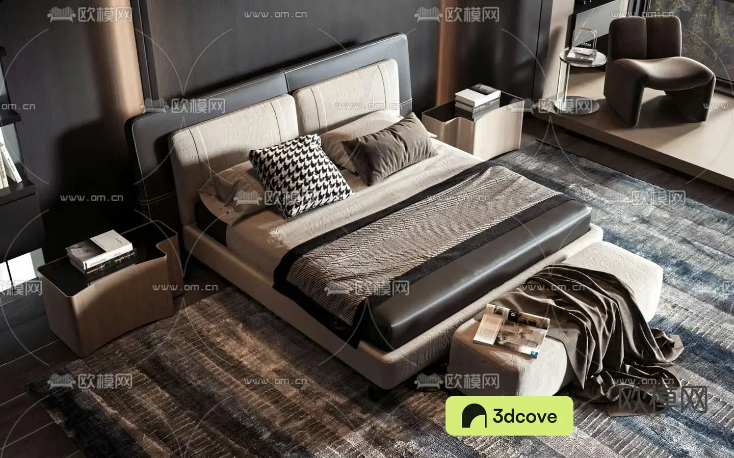 Italian double bed