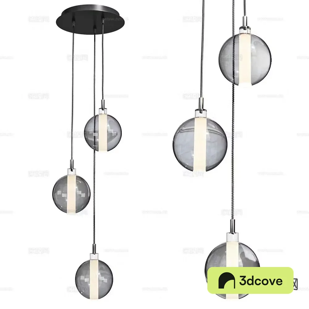 Cangini Tucci glass chandelier