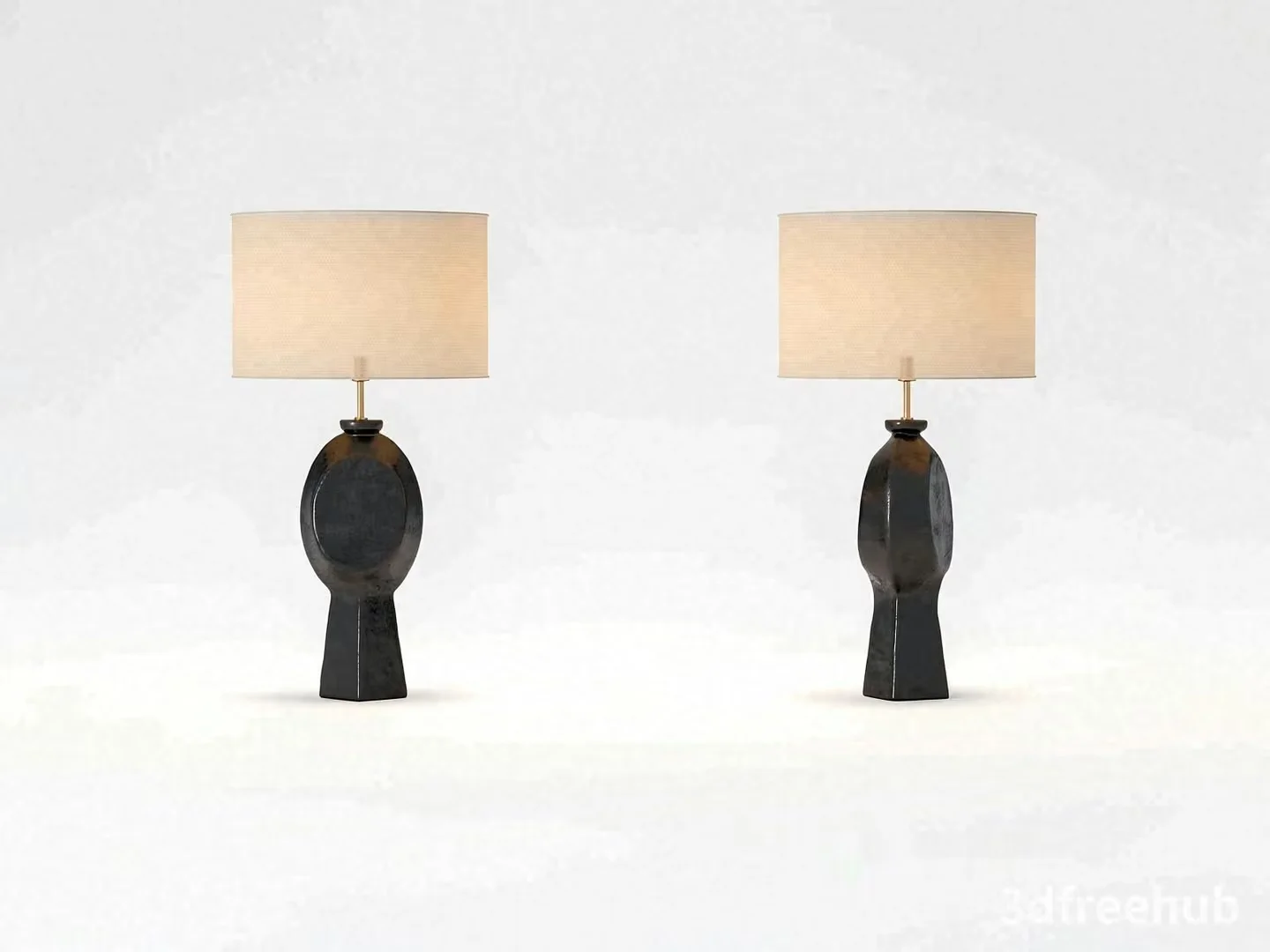 Modern Table Lamps 3D Model – 23512 – VRAY Render