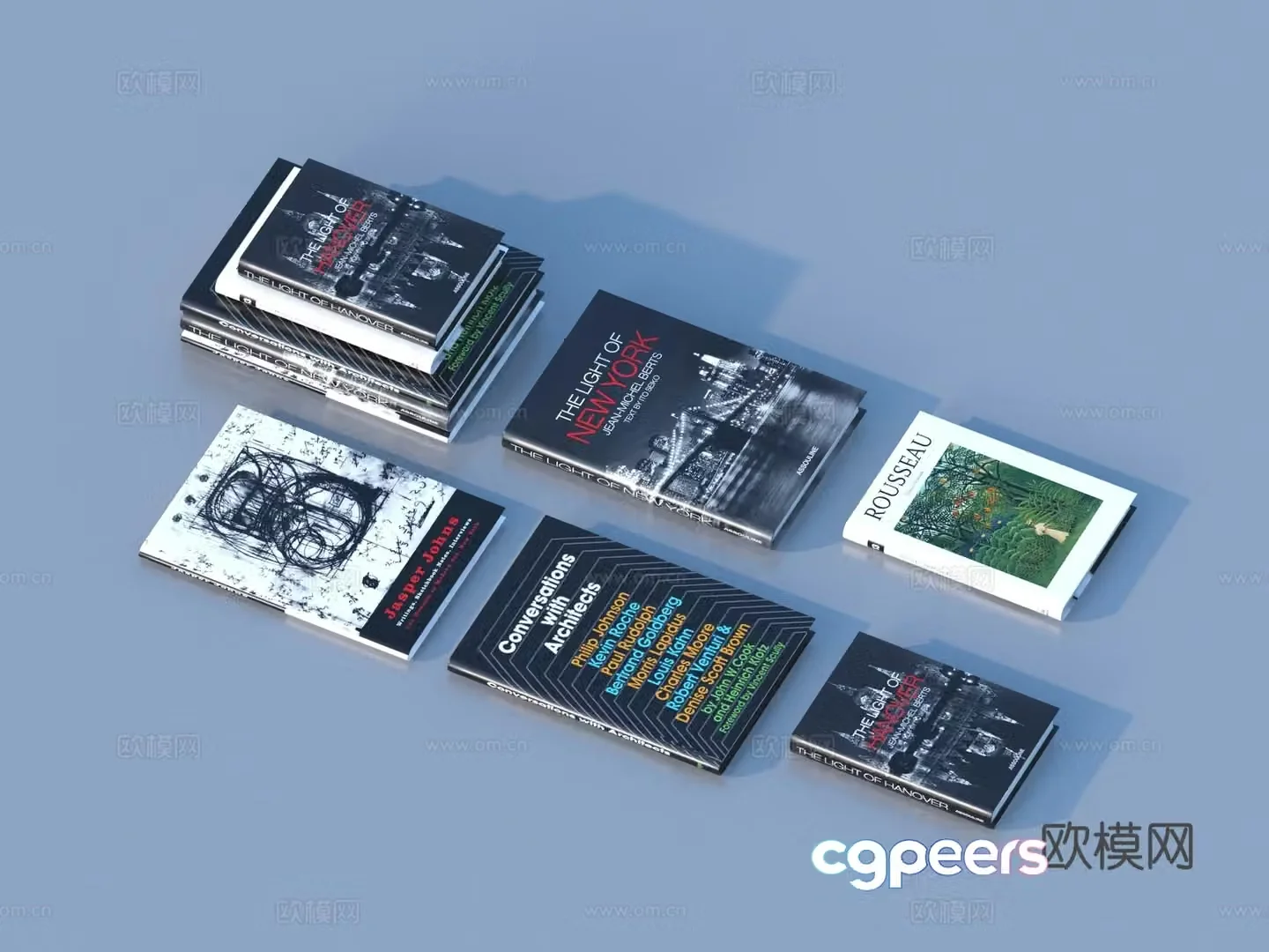 book notebook famous novel 3d model