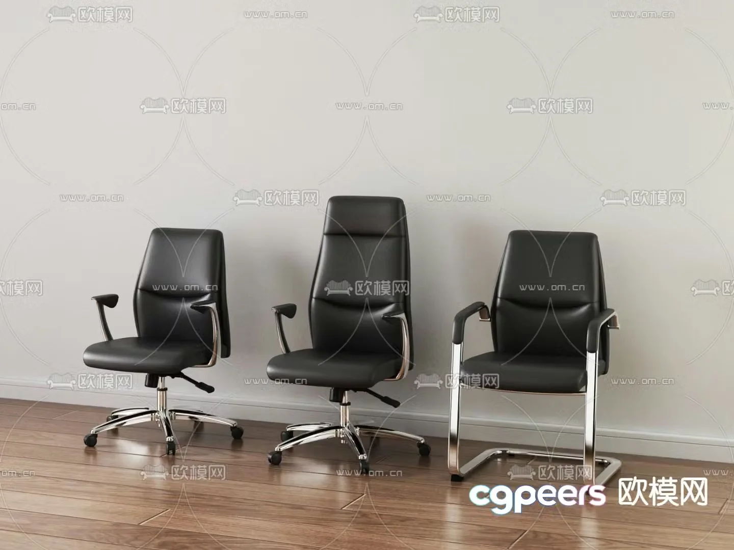 Office chair executive chair 3d model