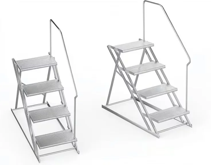 A Metal Folding Step Ladder 3D Model – 20918 – VRAY Render