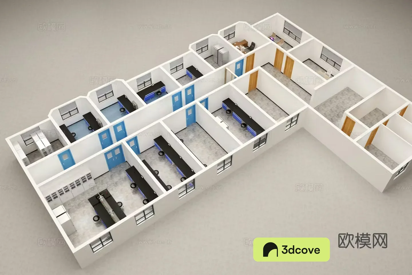 Laboratory aerial view