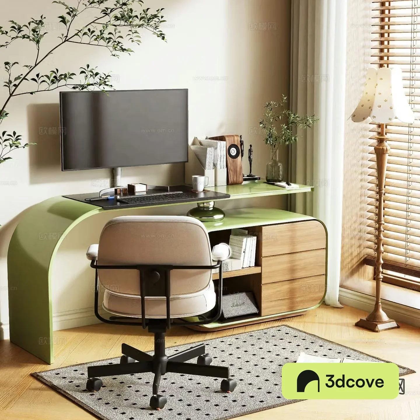 Simple desk study table