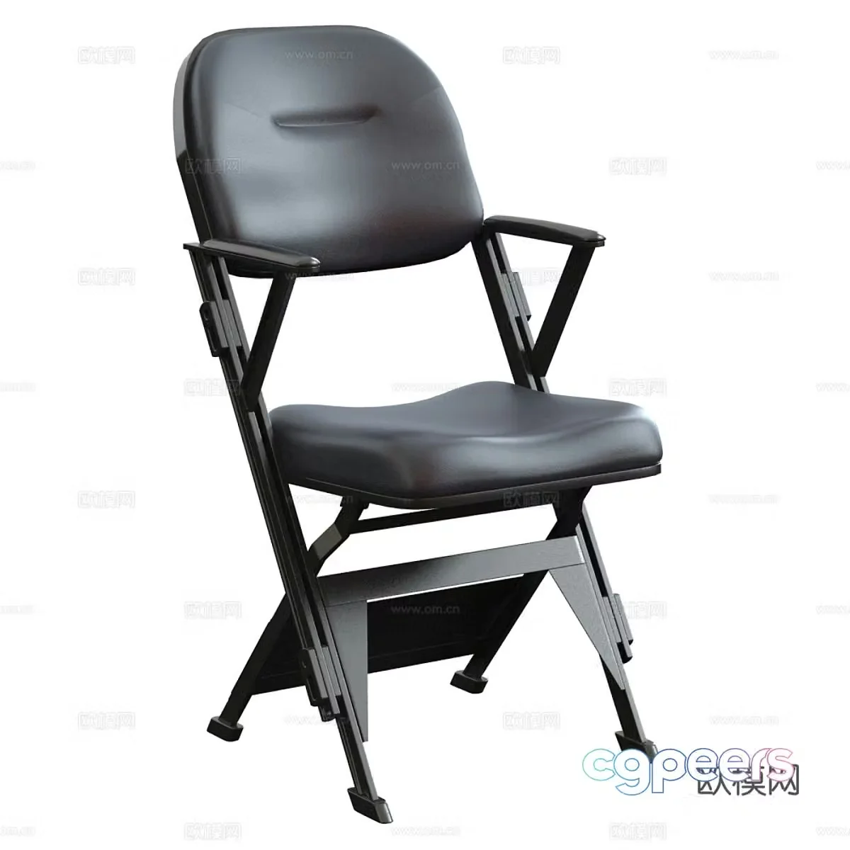 Modern Italian movable folding chair 3d model