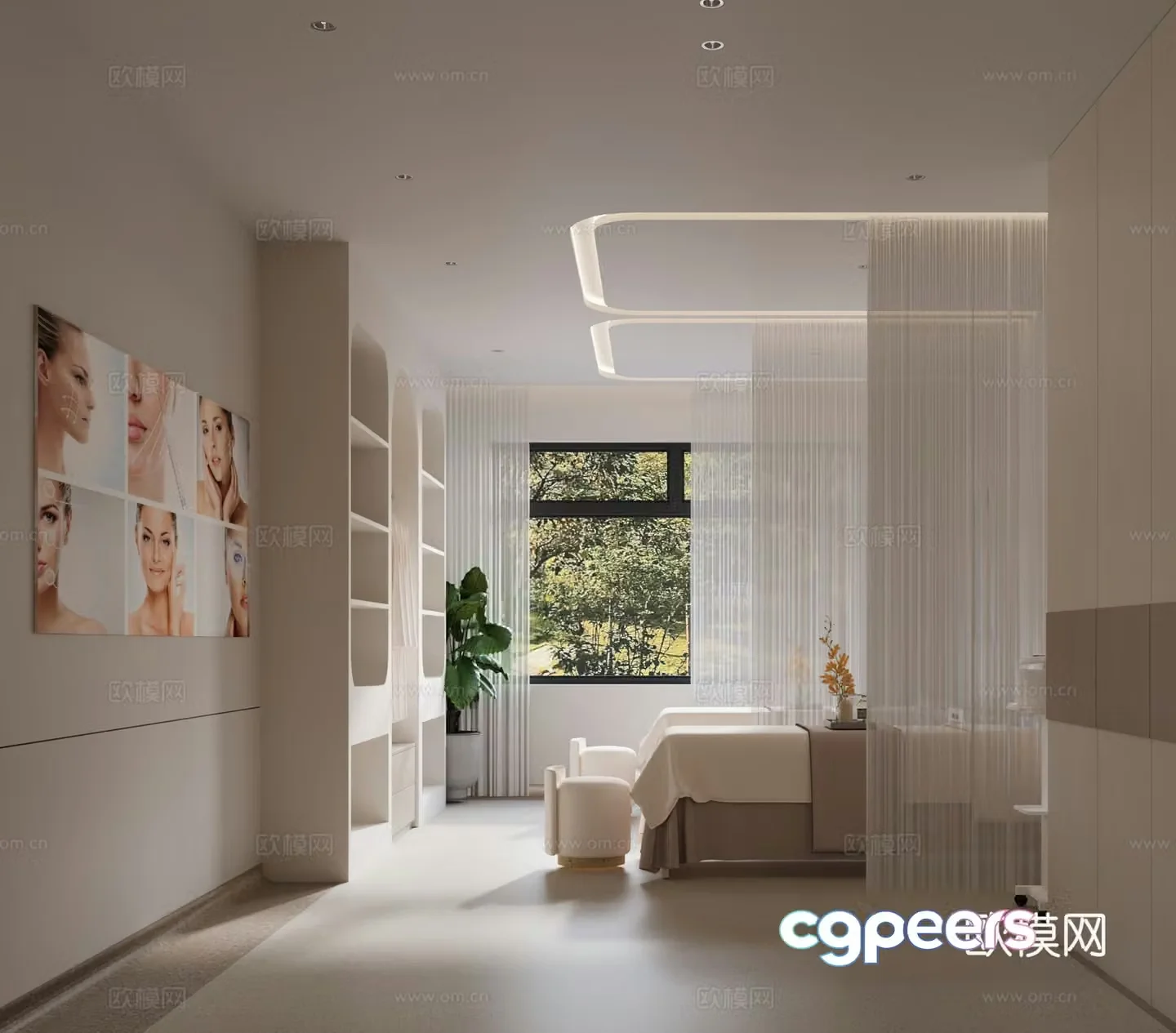 Modern beauty 3d model