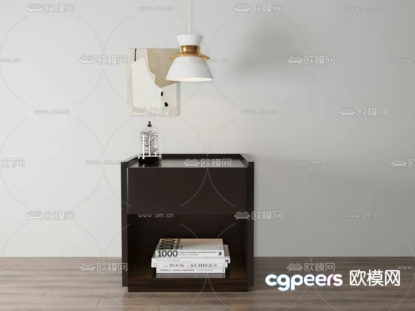 bedside table 3d model