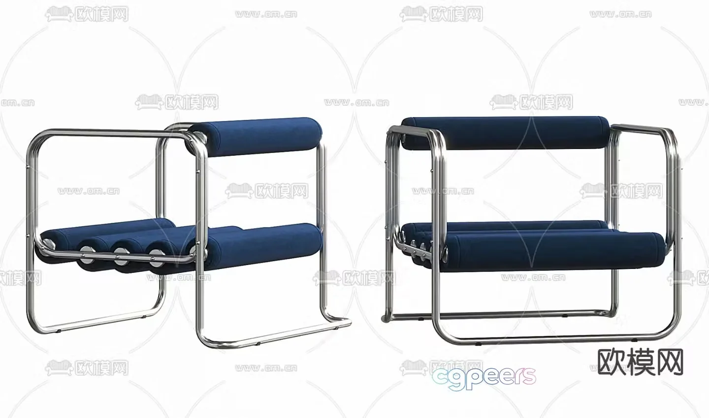Office sofa leisure chair 3d model