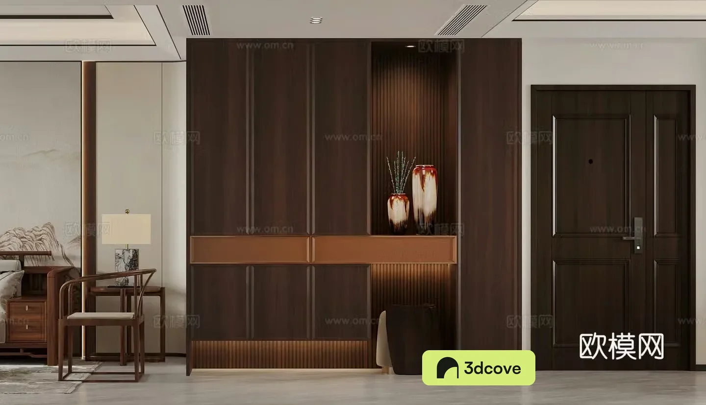 New Chinese style shoe cabinet wine cabinet storage cabinet porch cabinet decorative cabinet medieval style shoe cabinet Song style
